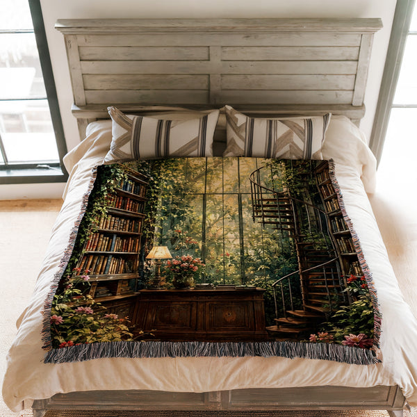 The Greenhouse Library Blanket