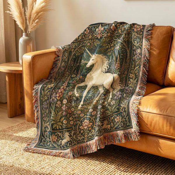 The Wild Iris Unicorn Blanket
