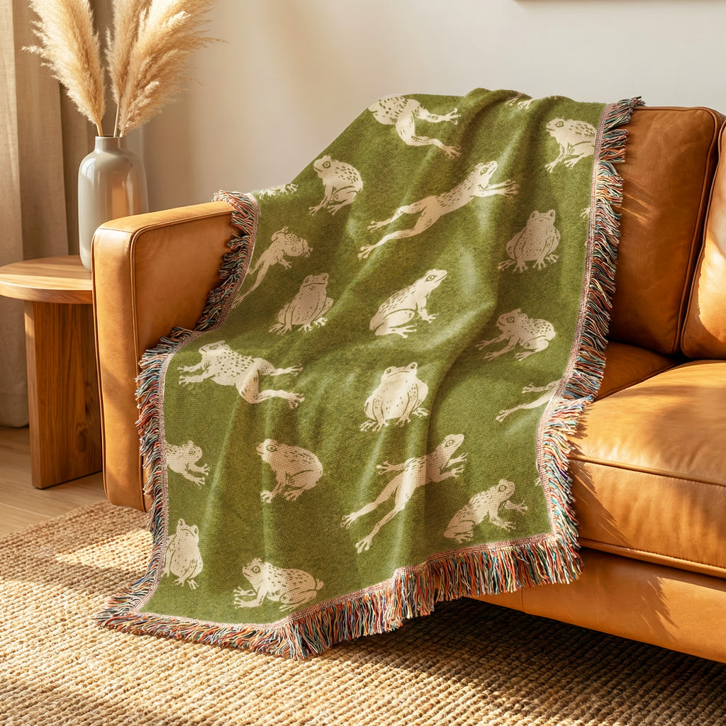 Meadow Frog Blanket