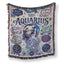 Aquarius – Cosmic Vision Zodiac Blanket