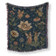 Midnight Wildflower Fairies Blanket