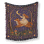Crescent Moon Fox Blanket