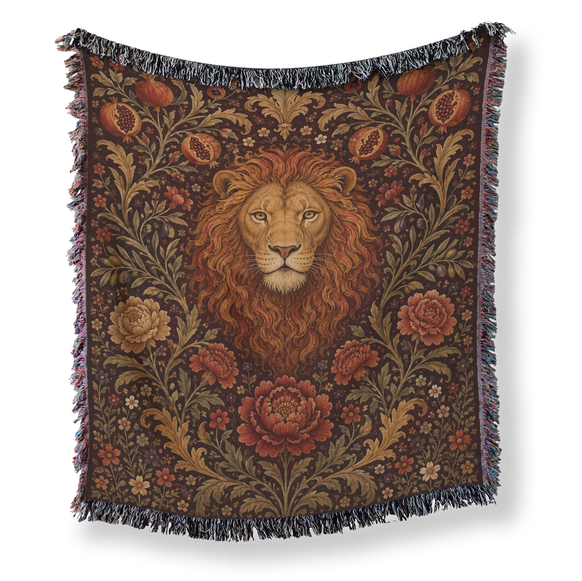 The Pomegranate Lion Blanket Main image