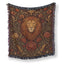 The Pomegranate Lion Blanket