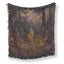 Dusk Wildflower Ginger Cat Blanket