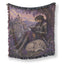 The Wisteria Knight & White Wolf Blanket