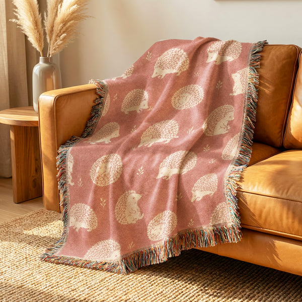 Rosewood Hedgehog Blanket