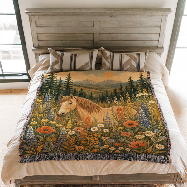Mountain Wildflower Horse Blanket