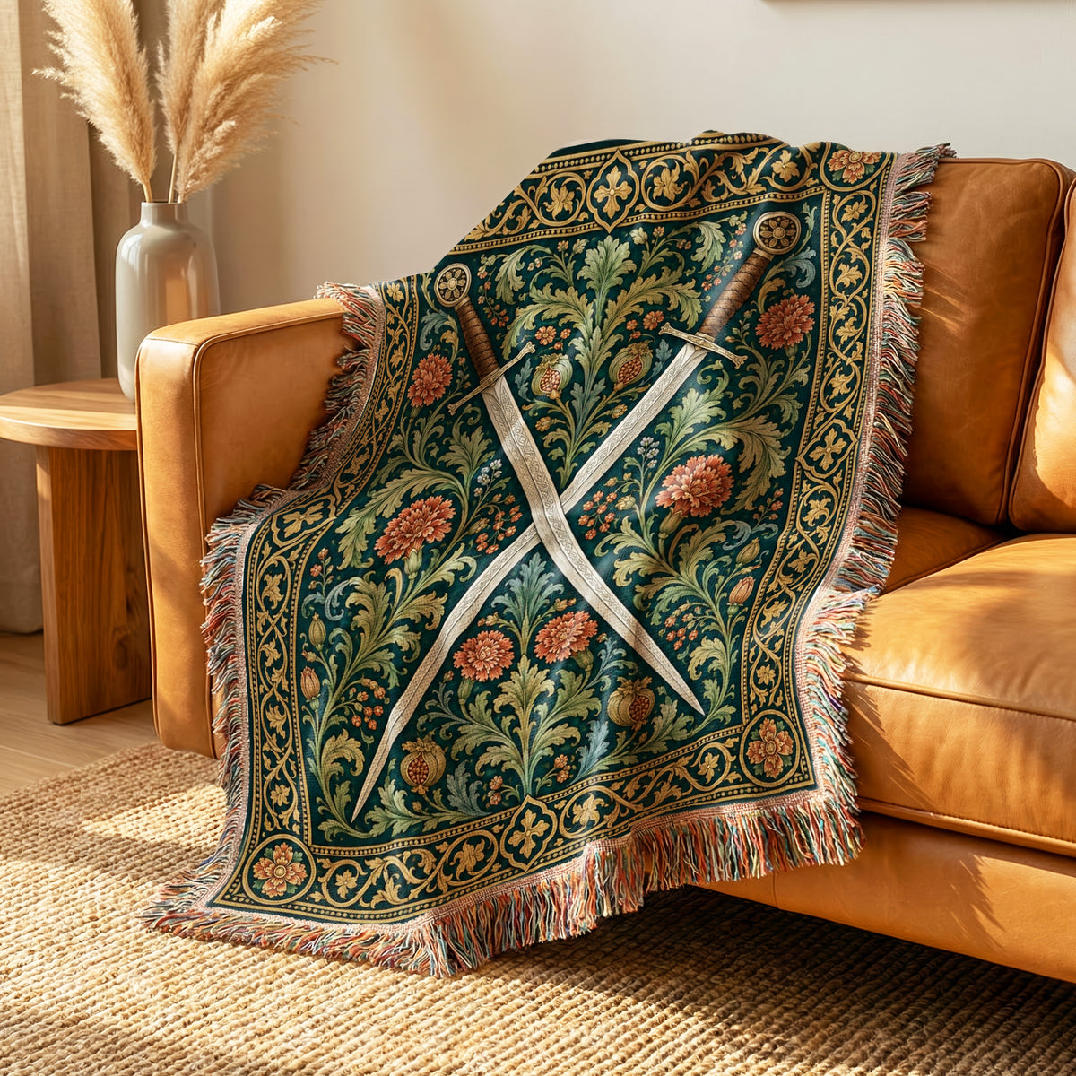 The Pomegranate Blades Blanket