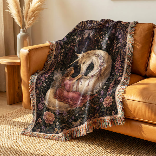 Fairy & Unicorn Garden Blanket