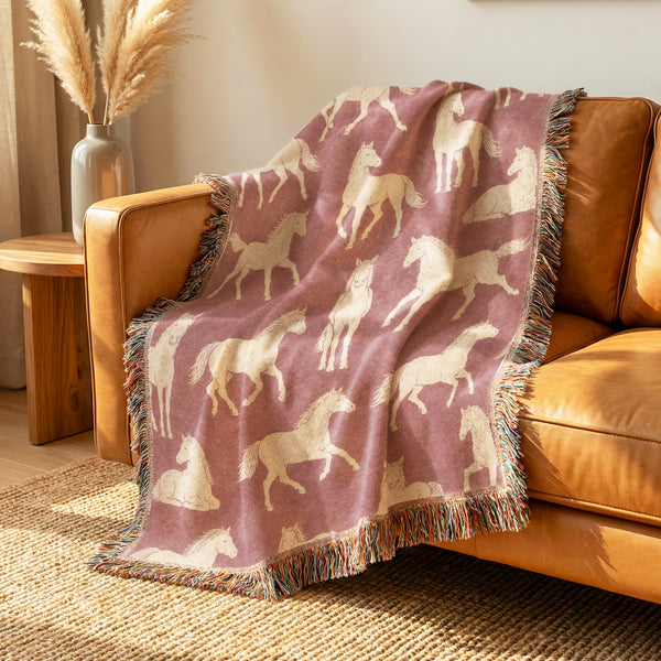 Dusty Rose Horse Blanket