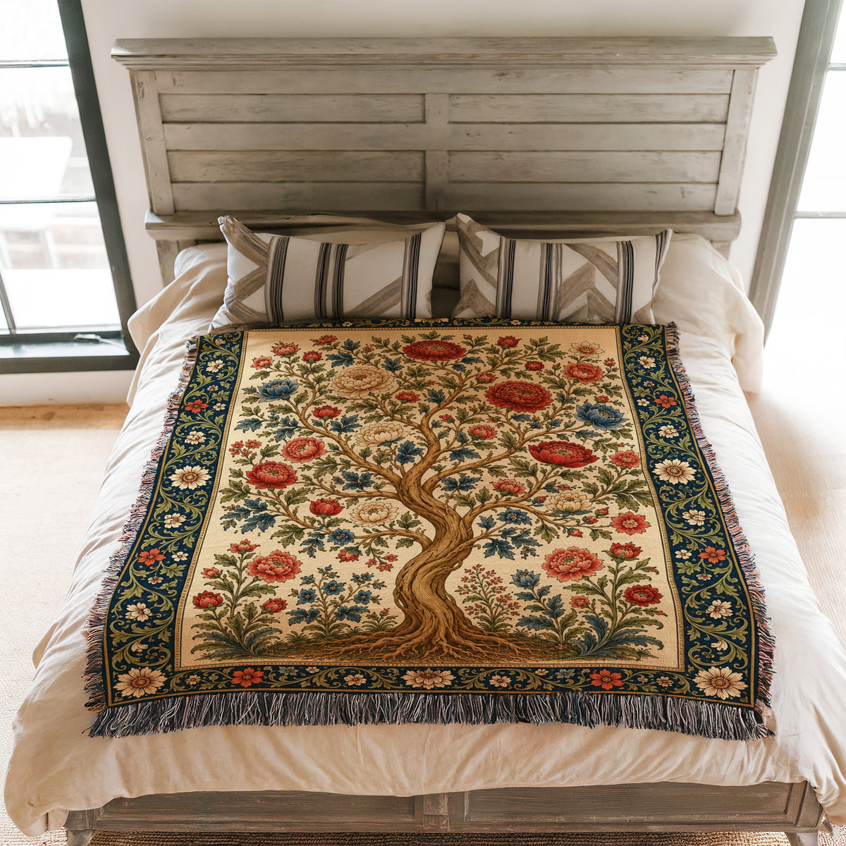 Gilded Blossom Tree Blanket