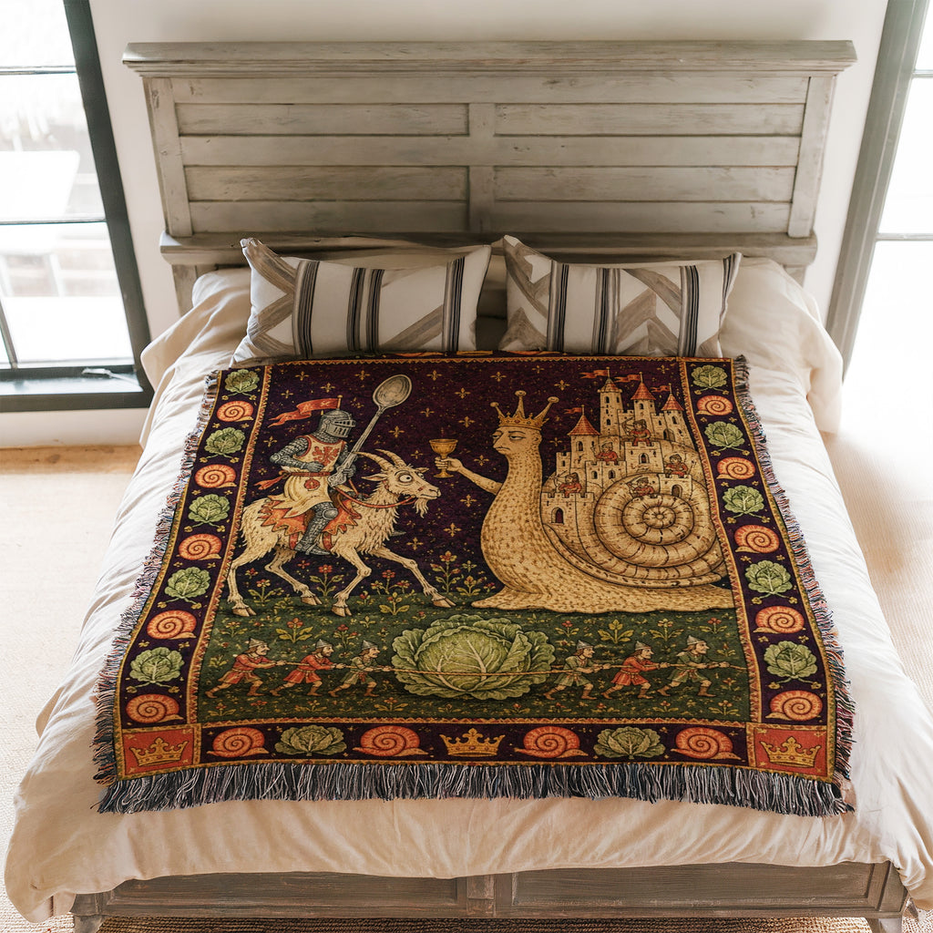 The Knight & the Royal Snail Blanket