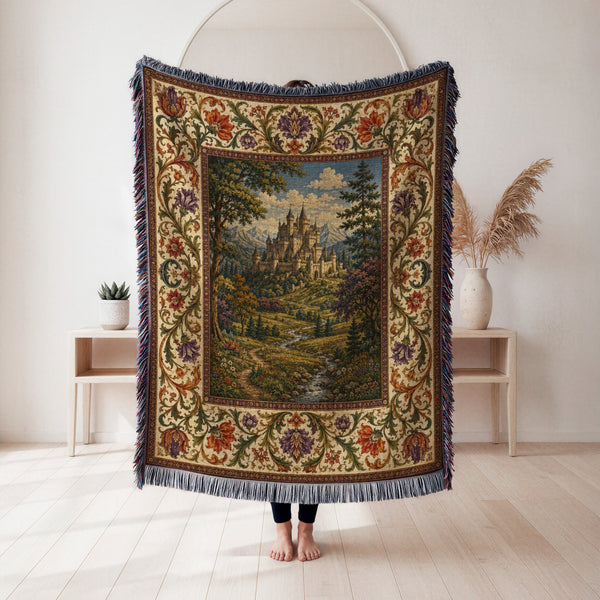 The Ivory Garden Castle Blanket