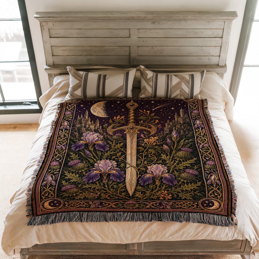 The Crescent Iris Sword Blanket