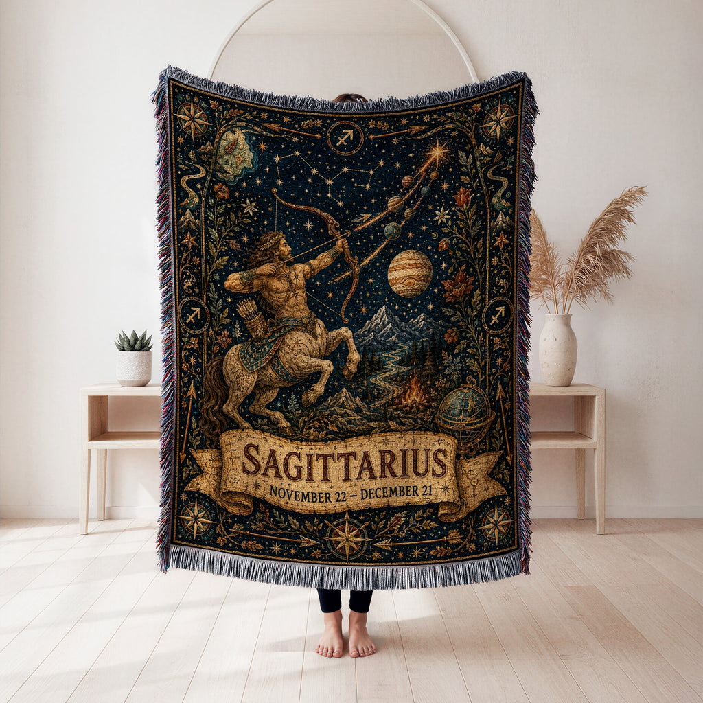 Sagittarius Starbound Centaur Archer Blanket