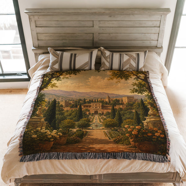 The Moorish Garden Palace Blanket