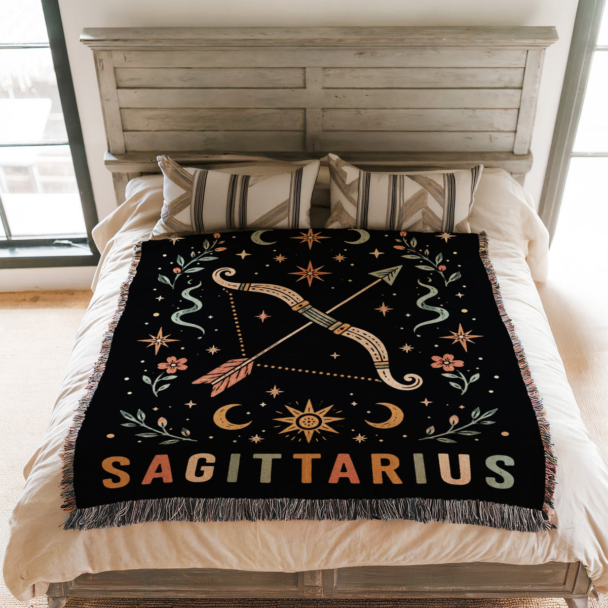 Sagittarius Star Archer Zodiac Blanket