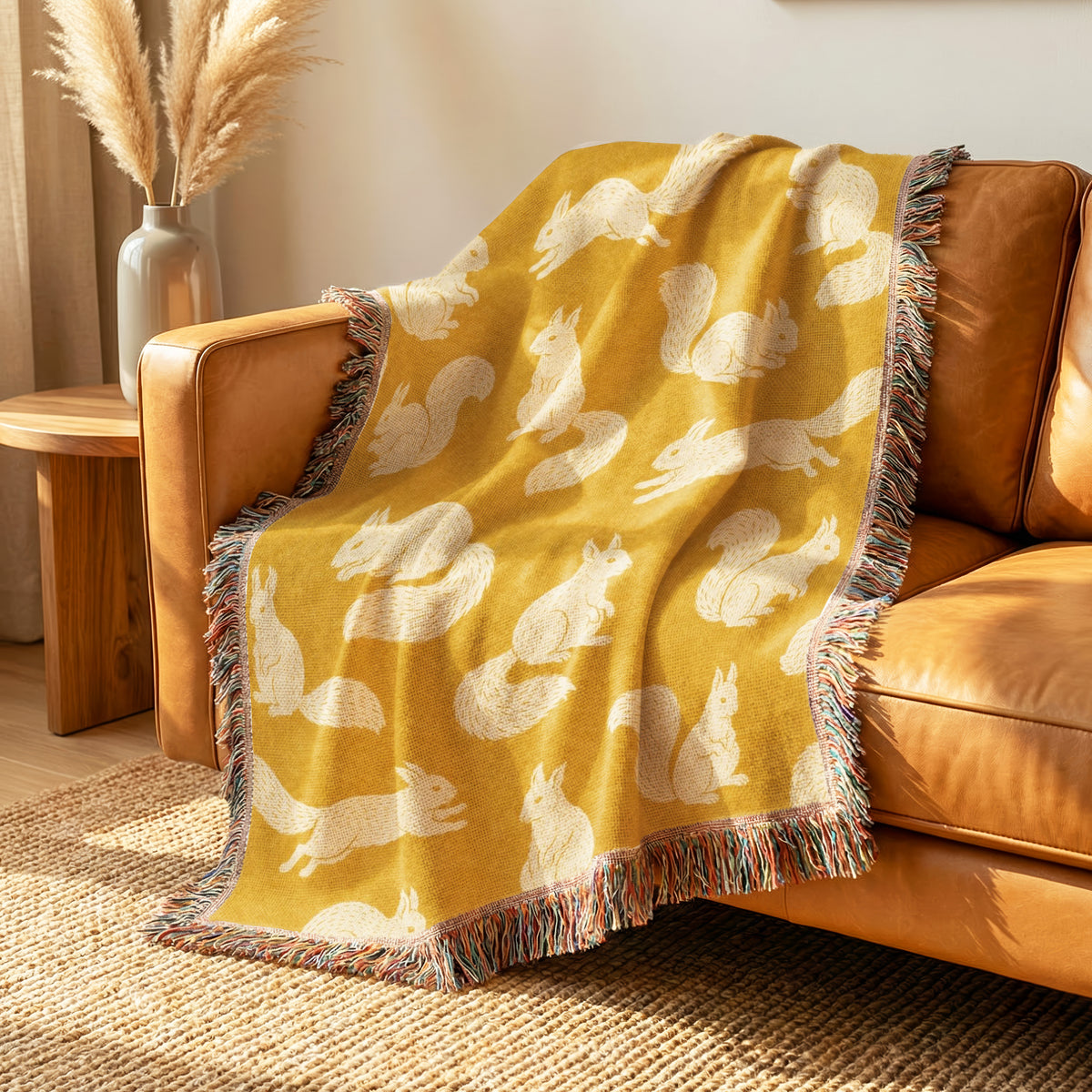 Golden Squirrel Blanket