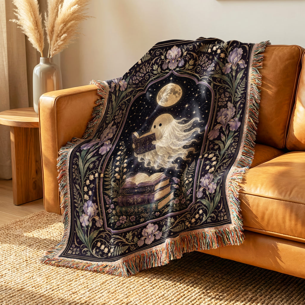 Iris Moon Ghost Reader Blanket