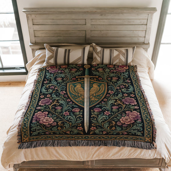 The Falcon Shield Sword Blanket