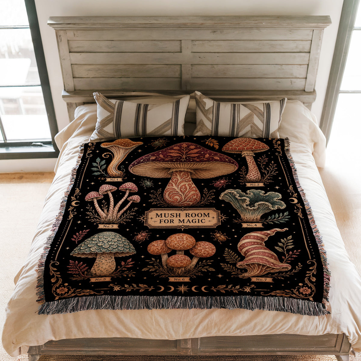 Mush Room for Magic Fungi Blanket