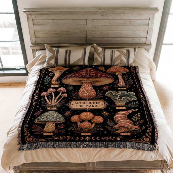 Mush Room for Magic Fungi Blanket