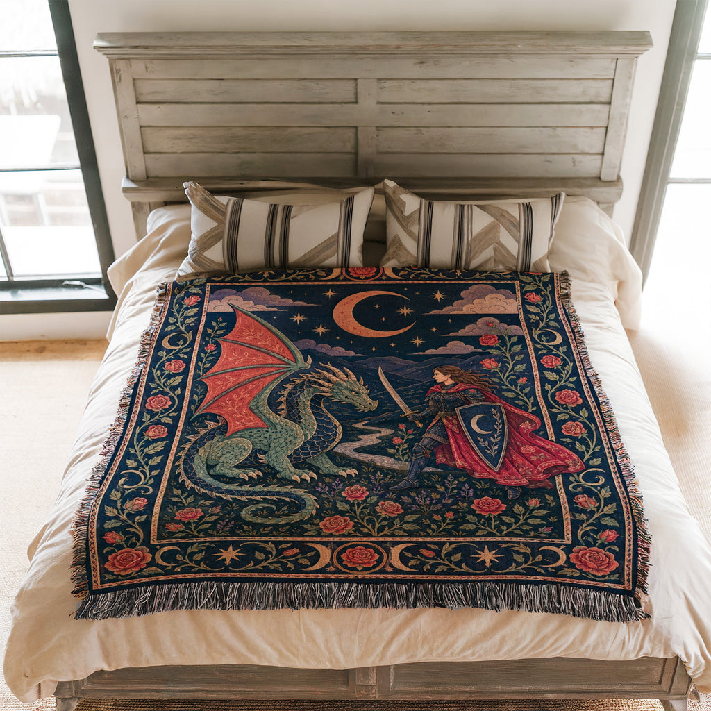 The Crescent Rose Dragon Duel Blanket