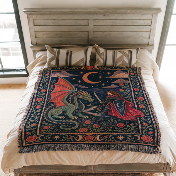 The Crescent Rose Dragon Duel Blanket