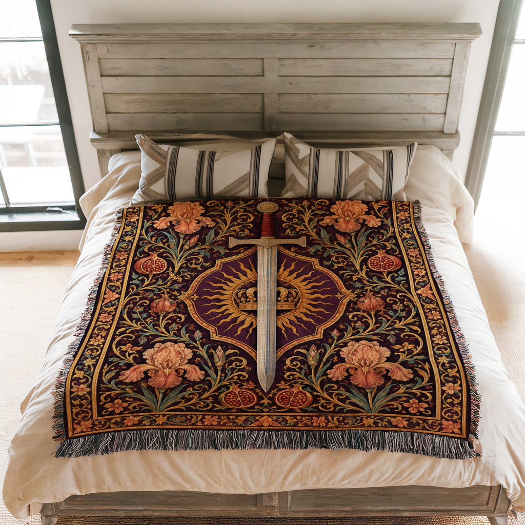 The Sun Crown Sword Blanket