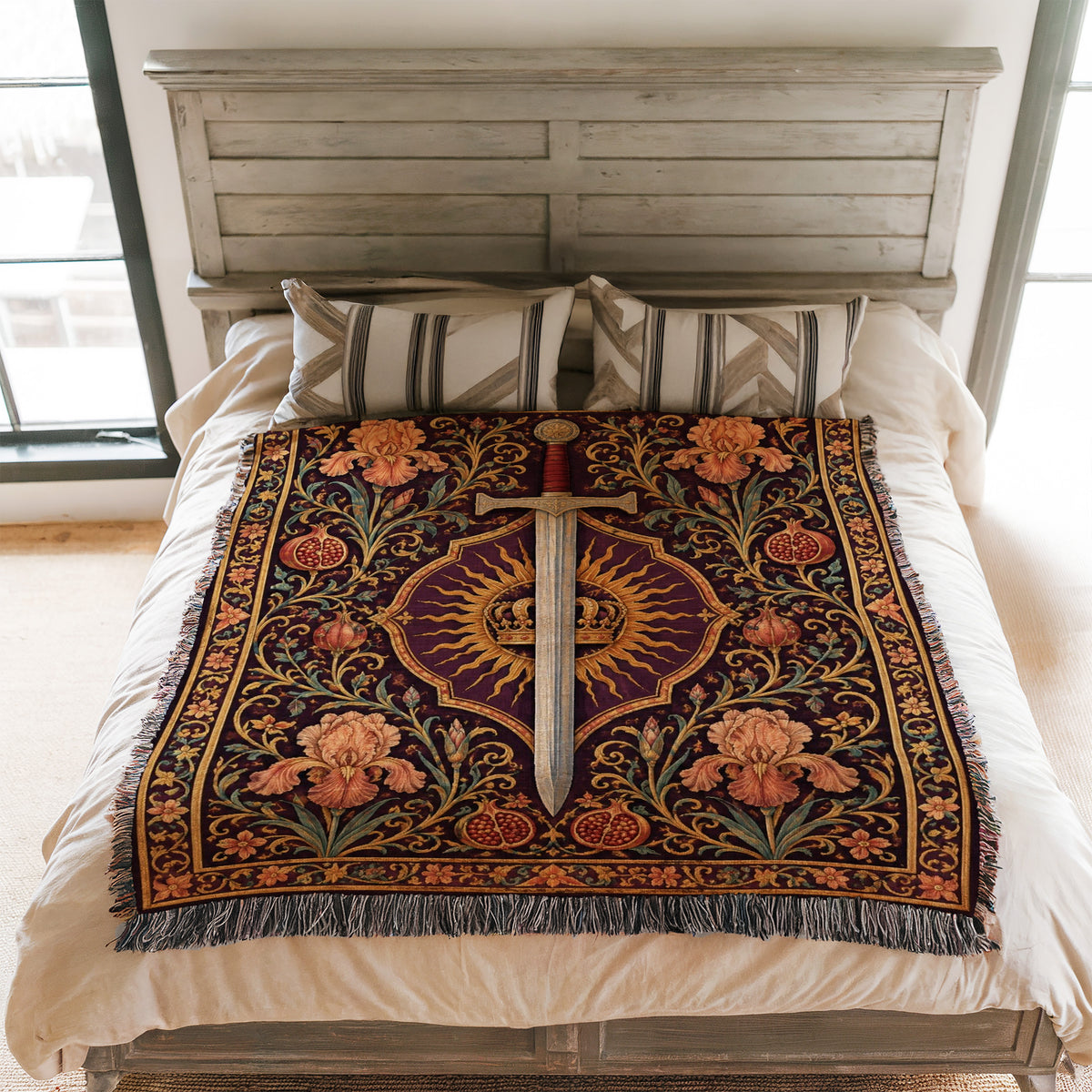 The Sun Crown Sword Blanket