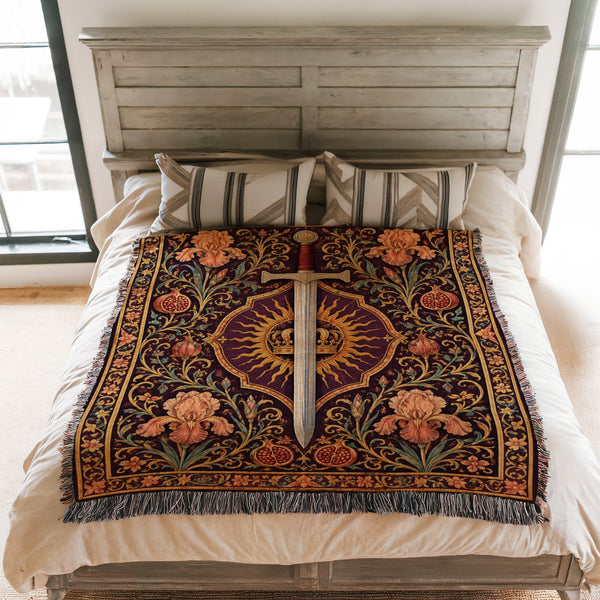 The Sun Crown Sword Blanket