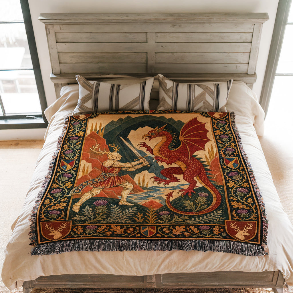 The Red Wyrm of the Mountain Pass Blanket