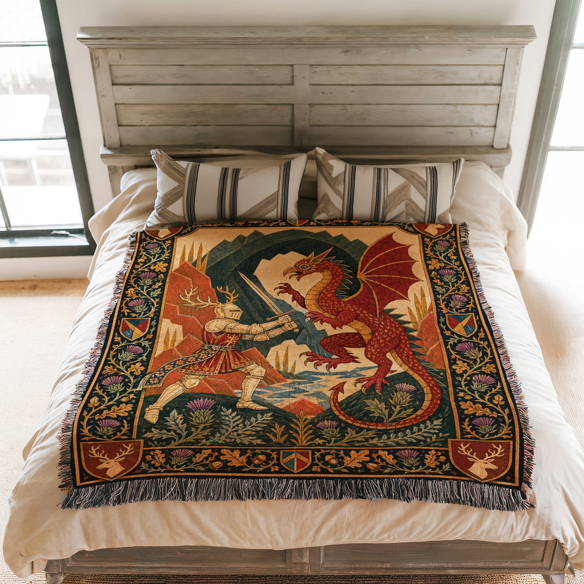 The Red Wyrm of the Mountain Pass Blanket