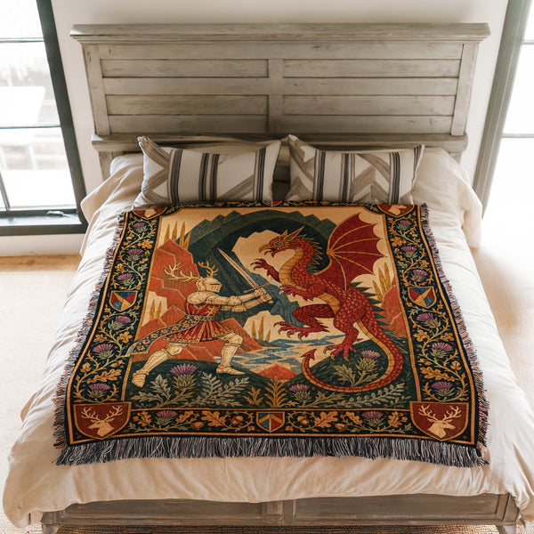 The Red Wyrm of the Mountain Pass Blanket