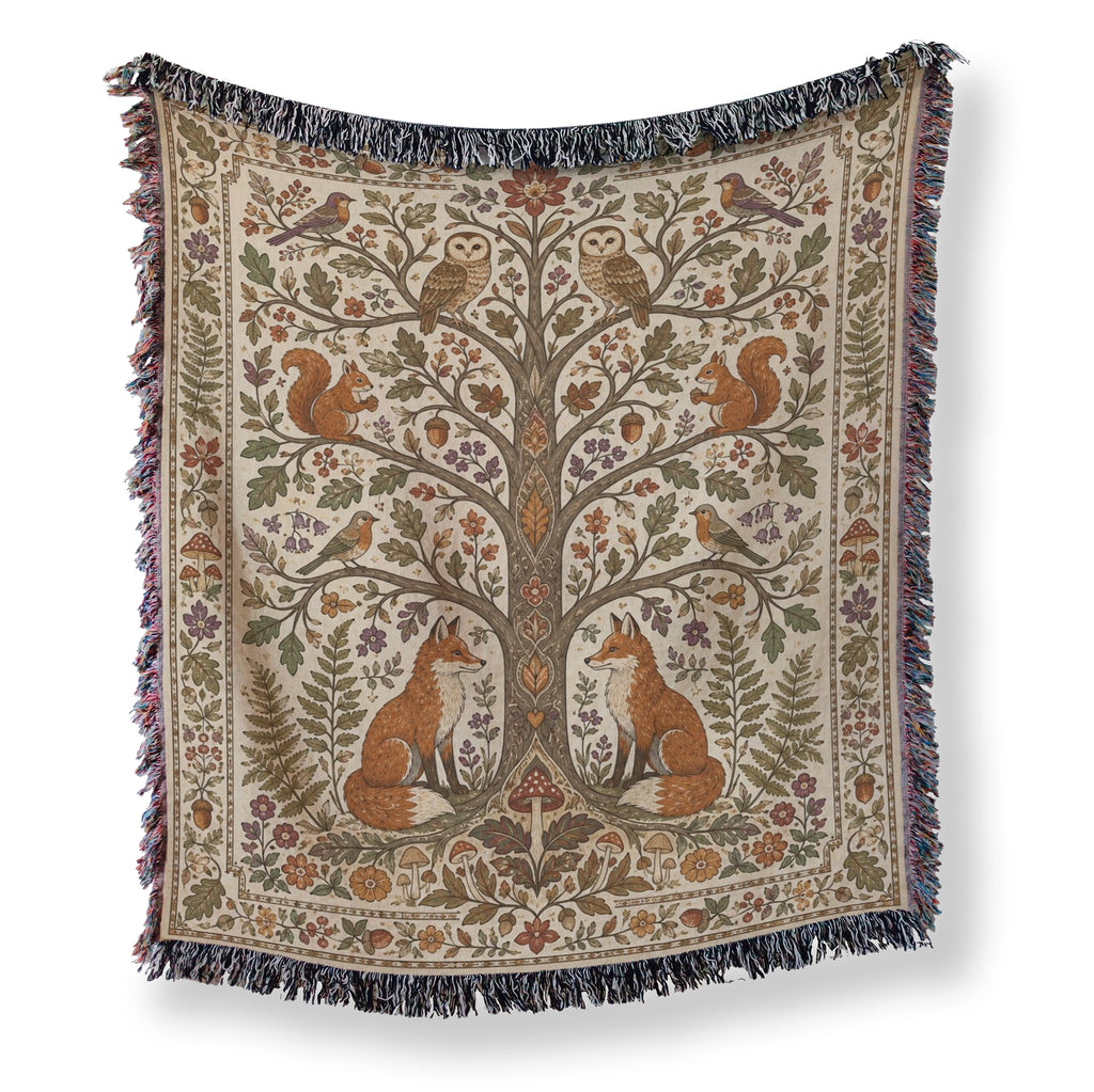 Woodland Tree of Life Blanket