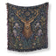 The Stag of the Iris Garden Blanket
