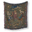The Moonlit Scholar Garden Blanket