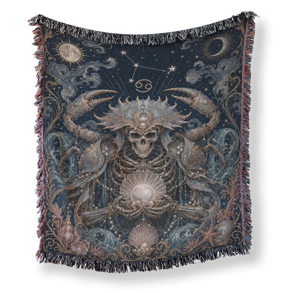 Cancer Pearlkeeper – Gothic Zodiac Blanket