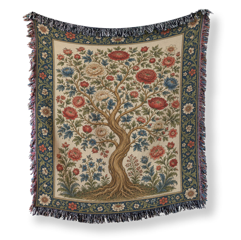 Gilded Blossom Tree Blanket