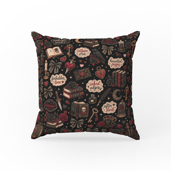 Midnight Reader – Dark Romance Book Pillow