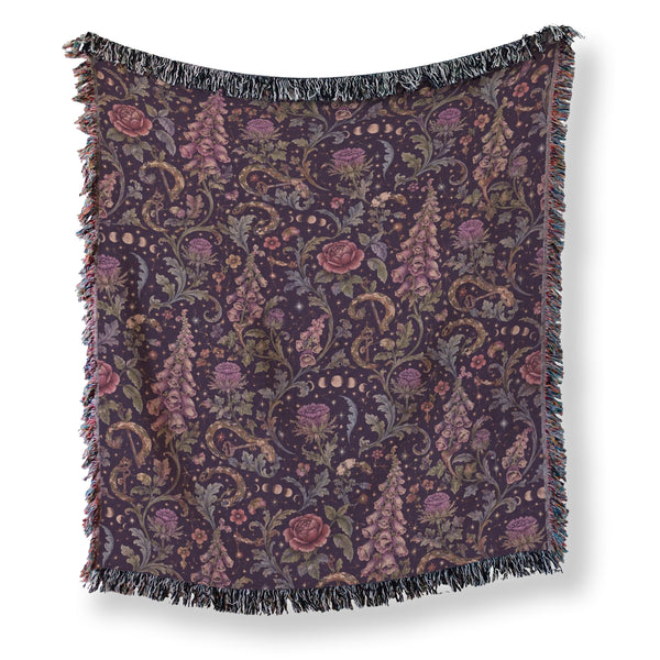 Foxglove Serpent Moon Blanket