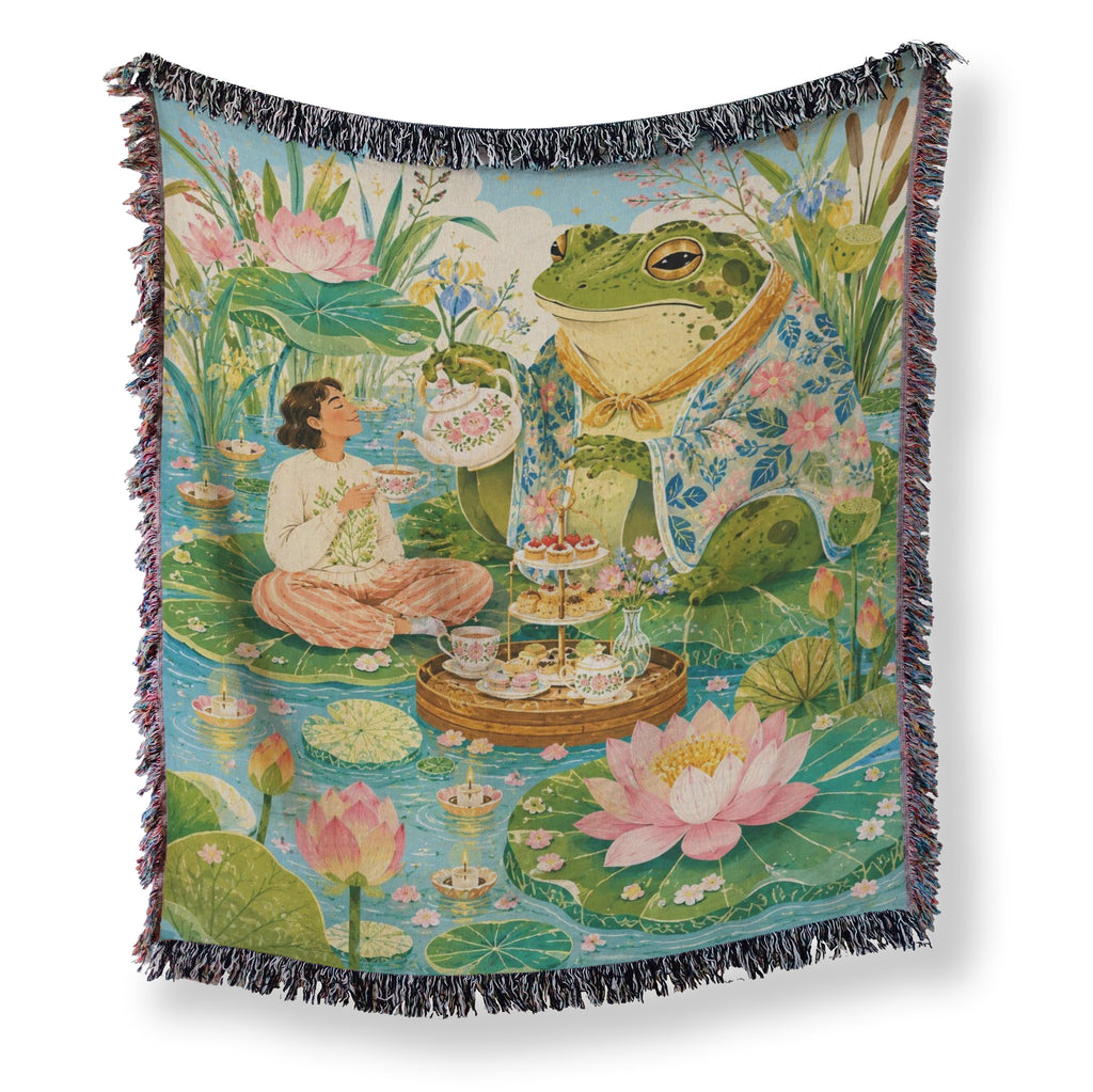 Frog Tea Party Blanket