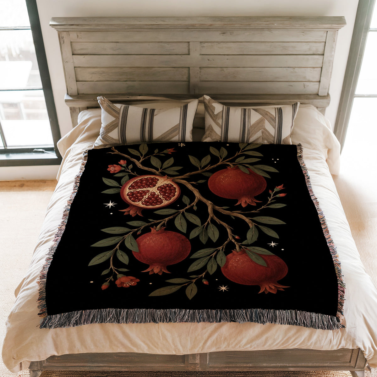 Pomegranates Under the Stars Blanket