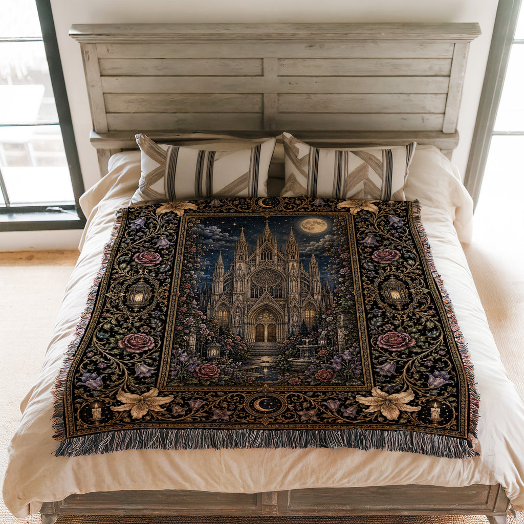 Cathedral at Midnight Blanket