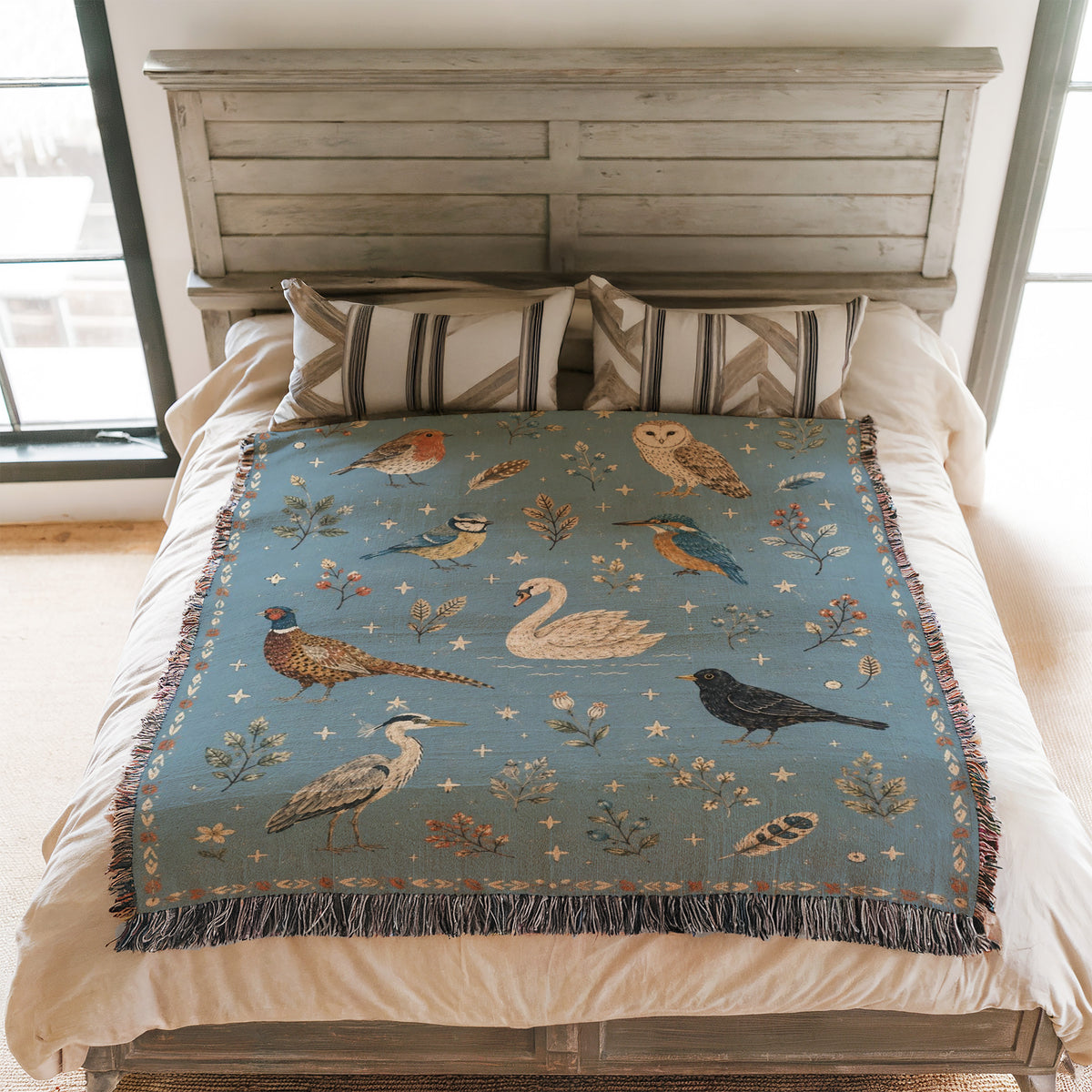 Garden Birds Blanket