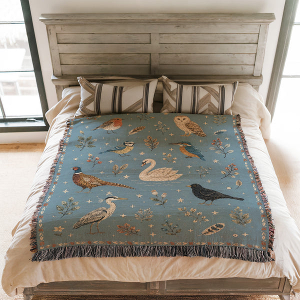 Garden Birds Blanket
