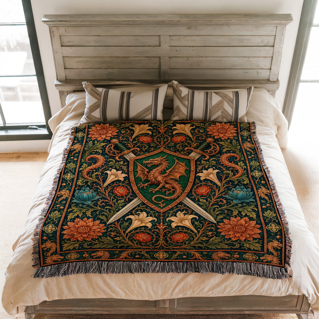 The Dragon Crest Blades Blanket