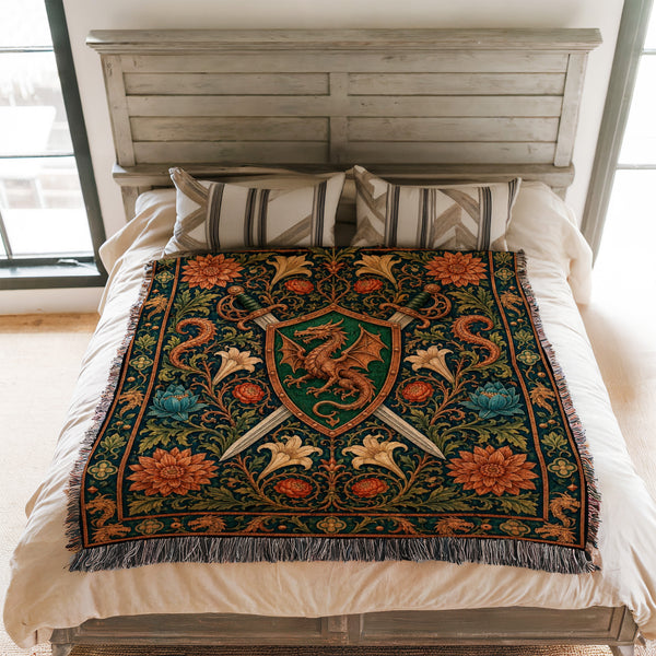 The Dragon Crest Blades Blanket