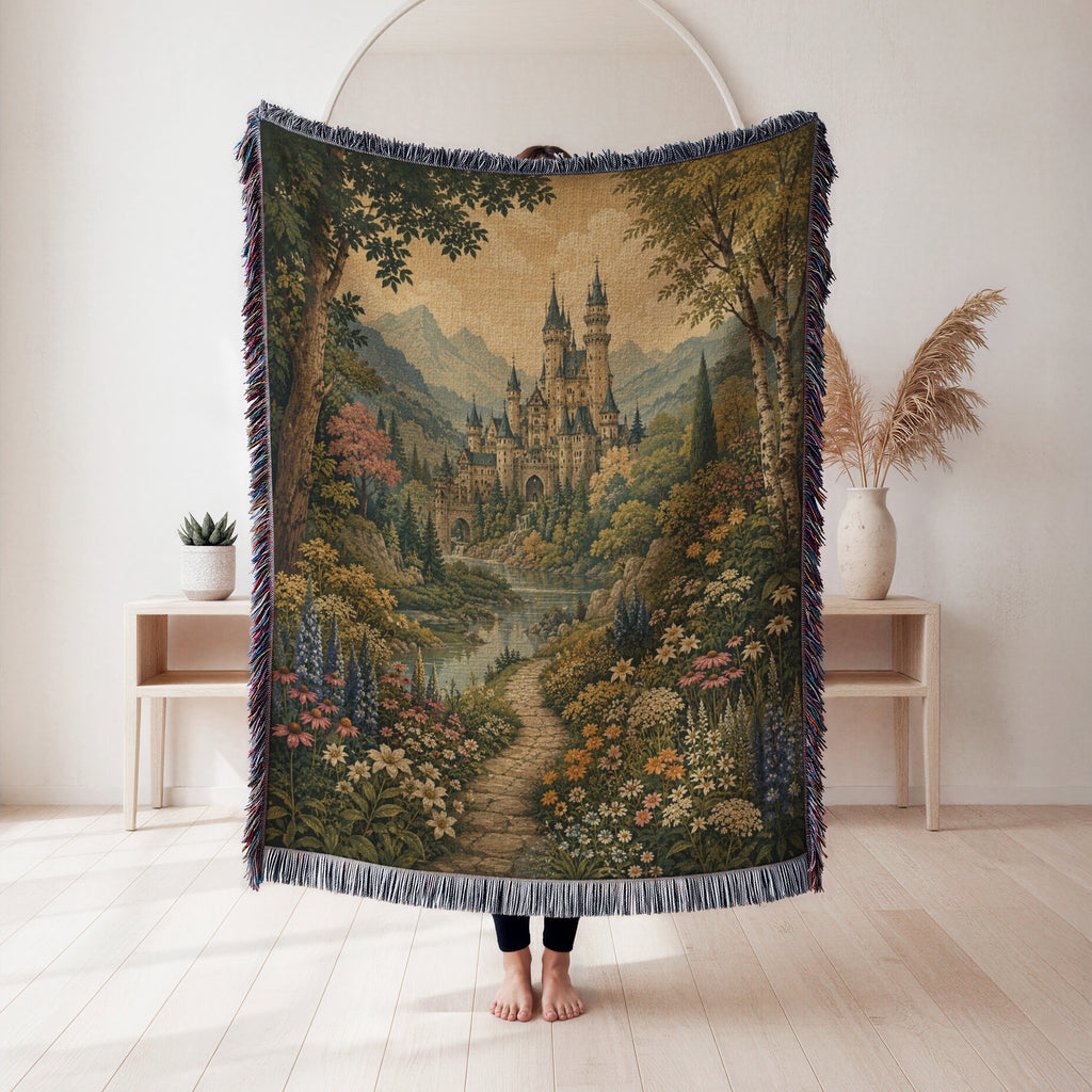 The Wildflower Castle Path Blanket